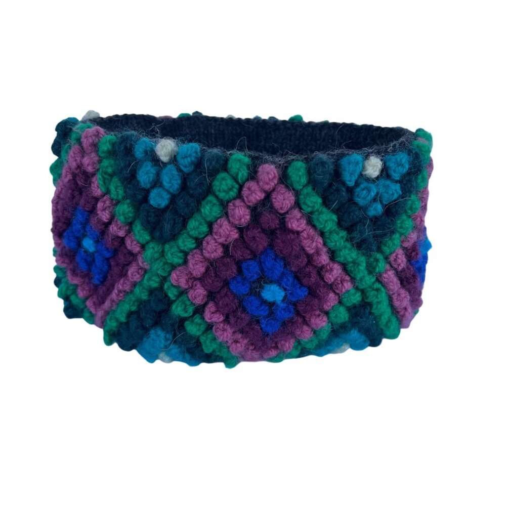 Andes Gifts Alpaca Knit Headband Multicolor Handcrafted Peru - Picture 10 of 11